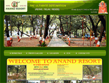 Tablet Screenshot of anandresort.net